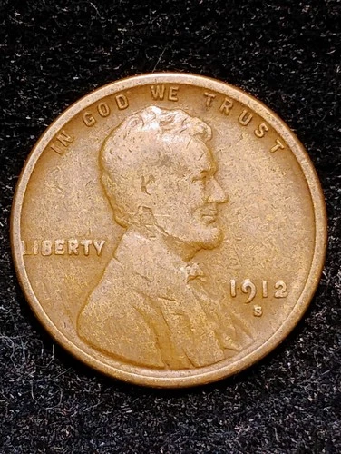 1912 S ~ LINCOLN WHEAT CENT ~ CH VG