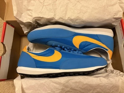 2013 Nike Elite Blue Spark/Varsity Maize Waffle Cortez Retro Size 11 US NIB - Image 1 of 4