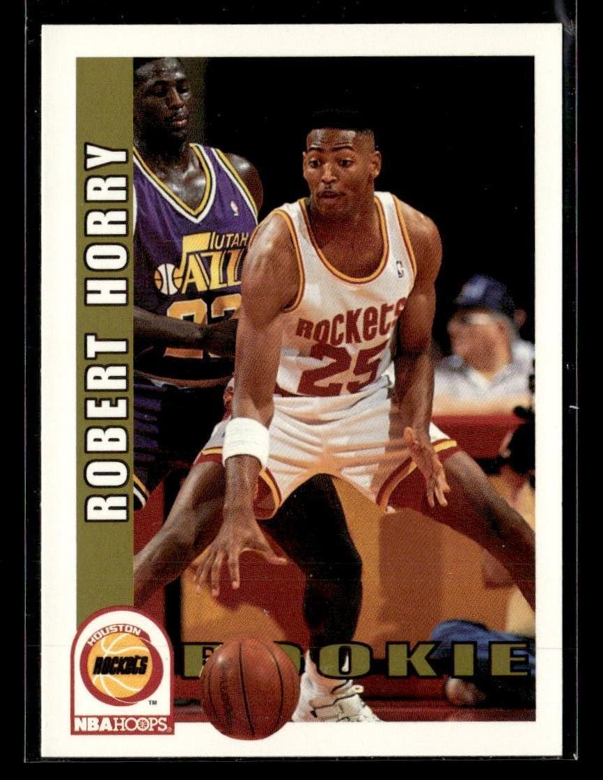 1992-93 Hoops #392 Robert Horry Rookie Card Houston Rockets