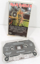 Iron Maiden Cassette 1980 Clear Capitol EMI Records Not Tested