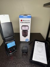 Powerextra LCD Display Flash Speedlite, Wireless Flash Trigger Transmitter