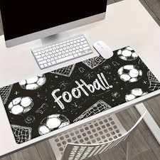 2D Football/ Soccer Gaming Mouse Pad Keyboard Mat PC, Office Computer Laptop Mat
