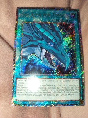 Yu-Gi-Oh Das Auge Von Timaeus Ra03 Secret Rare Nm De 1.Auflage Platinum 