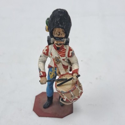 Vintage Old Guard Austro Hungarian Grenadier Drummer Metal Figurine 