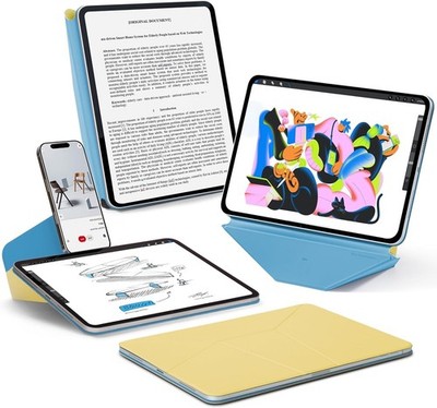 MOFT Dynamic Folio Case iPad Air 13'' M4 M3 M2 Magnetic Stand Panna Faded Jeans