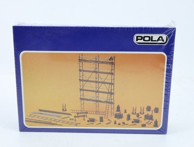 Pola H0 462 Stadtausgestaltung Kleinteilesortiment Baustelle Gerüst Baugerüst