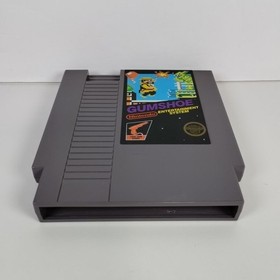 Gumshoe NES Nintendo 1986  5 SCREW w/ Manuel & Sleeve - Tested - Free Shipping 