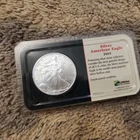 2003 AMERICAN SILVER EAGLE IN LITTLETON CASE CHOICE UNCIRCULATED CONDITION
