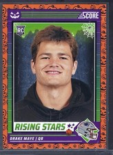 2024 Score-A-Treat Drake Maye #17 Orange Pumpkins RC Rookie New England Patriots