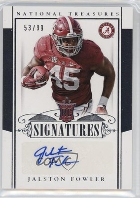 2015 Panini National Treasures College /99 Jalston Fowler Rookie Auto RC 1g7n