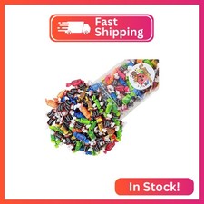 Mini Tootsie Roll Chews, Individually Wrapped, Bulk Candy, Assorted Mix 1 Pound
