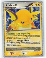 Raichu LV.X 99/100 Holo LV.X Rare Stormfront Pokemon MP Ueda on eBay