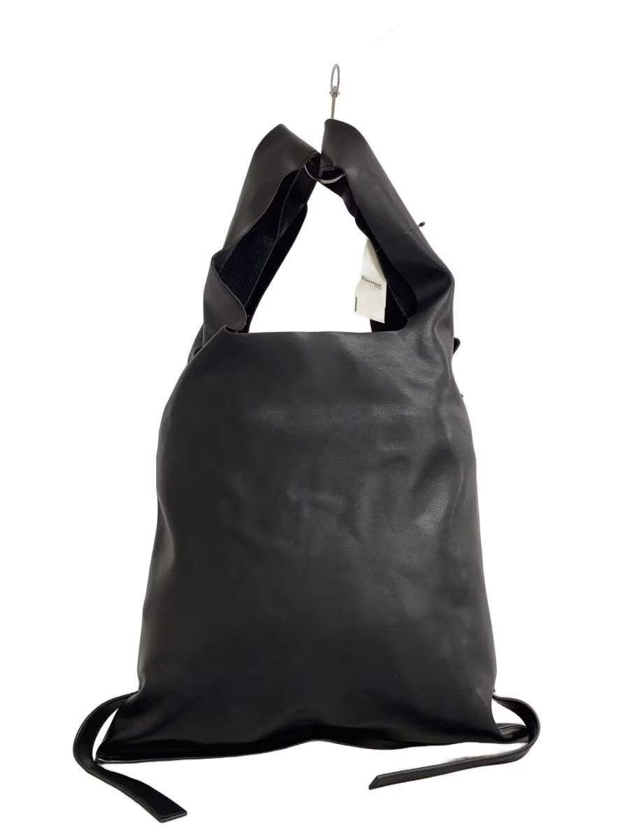 AMERI UND REFINE HANDBAG LEATHER BLACK SHOULDER S… - image 1