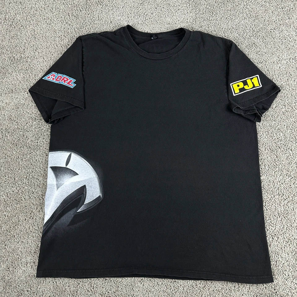 Drag Racing Shirt Mens 2XL Black PJ1 ADRL Short Sleeve American Casual - Image 2 of 4