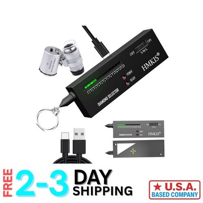 Accurate Diamond Tester Pen with Versatile 60X Loupe - Non-Rechargeable
