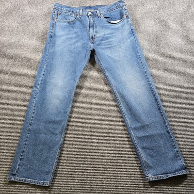 Levi s 505 Jeans Men's 34x30 Blue Straight Stretch