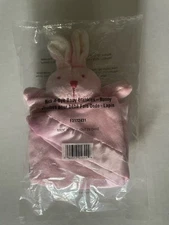 VHTF BABY BOOM PINK RABBIT BUNNY ROCK A BYE BLANKIE SECURITY BLANKET LOVEY B3