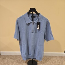 Elie Tahari Men's Short Sleeve Polo Shirt / Large