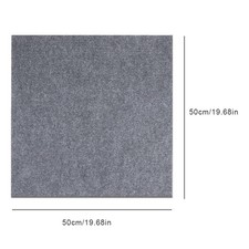 Carpet Tiles 4/20/40pcs 50x50cm Non-Slip Office Home Retail Flooring Rugs 5m²