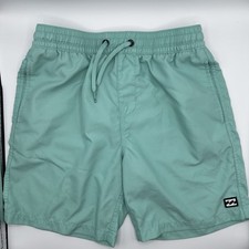 Billabong Layback Aqua Blue Board Shorts Swim Trunks Boys Small