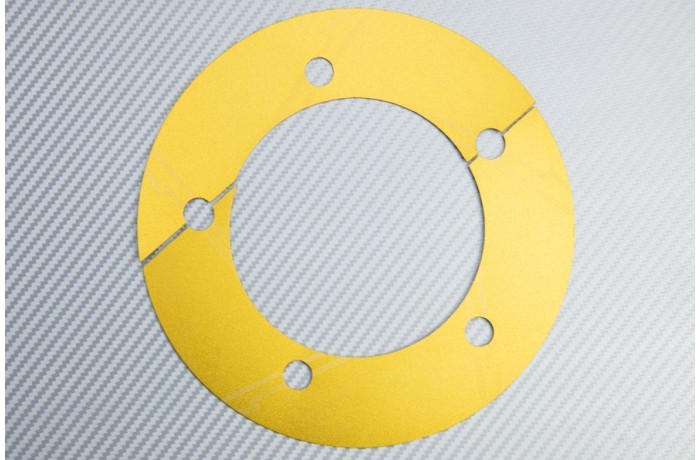 Cache couronne alu or KAWASAKI ZX6R pour les sorties de weekend