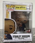 The Office STANLEY HUDSON Funko Pop #972 Pretzel Day GameStop Exclusive + CASE