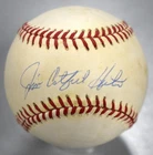 Jim Catfish Hunter Signed Official American League Baseball Autograph Yankees