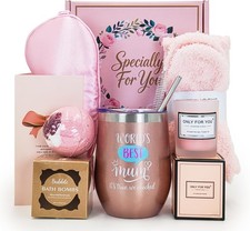 Muttertagsgeschenke für Mama, Weltbeste Mama Thermobecher Weinbecher Geschenke, B