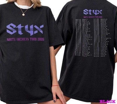 Retro Styx Tour T-shirt, North American 2026 Tour Tee T-Shirt