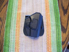 Gun & Flower GF-SCCY Black Polymer Paddle Holster Belt OWB RH Concealed Carry