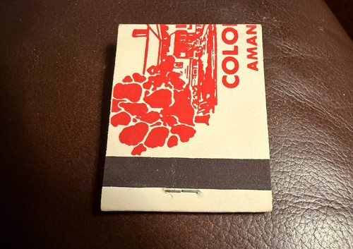 The Colony Inn, Amana, Iowa, Full Unstruck Matchbook - Picture 3 of 4