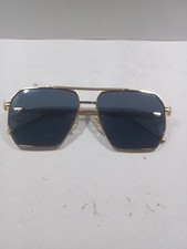 SOJOS SJ1161 C3 Gold Frame Aviator Sunglasses Polarized Black Lenses