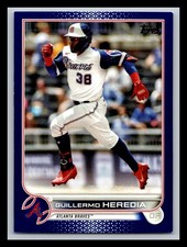 2022 Topps Royal Blue #610 Guillermo Heredia Atlanta Braves