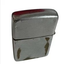 Vintage 1940s? Zippo 3-Barrel 16 Hole Pat. 203 2032695 Lighter & Insert - Sparks