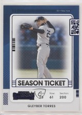 2021 Panini Contenders Season Ticket Blue Gleyber Torres #66 3l7