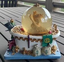 Disney Scrooge McDuck Snowglobe, Bathing in M...