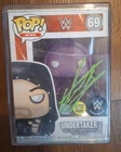 RARE! AUTOGRAPHED Funko Pop! WWE Undertaker Purple Translucent JSA AUTHENTICATED