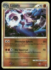 2011 Pokemon Lucario Holo Rare Call of Legends 14/95 Reverse Holo DMG on eBay
