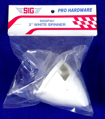 SIG 3'' (76.2 MM) DIAMETER WHITE SPINNER ( 2-BLADE )( PART # SIGSP301 )