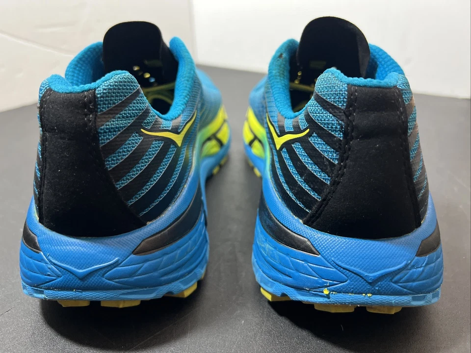 HOKA One One Evo Mafate Trail Azul Amarillo Mujer’s Talla 10 Vibram 1091576 CCTRS Foto 3 de 4