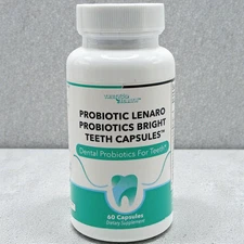 PROBIOTICS BRIGHT TEETH CAPSULES, OUR BEST DENTAL PROBIOTICS WHITE TEETH SUPPORT