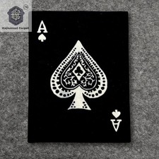 Ace of Spades Hand-Tufted Rug