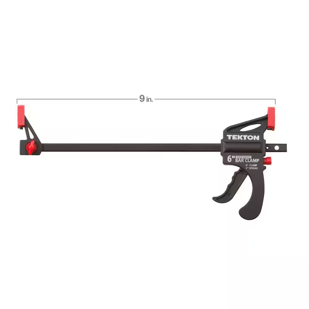 6 In. Ratchet Bar Clamp / 9 In. Spreader