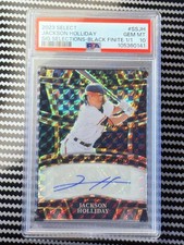 2023 Panini Select Jackson Holliday Black Finite Auto #1/1🔥PSA 10 Gem Mint🔥💴