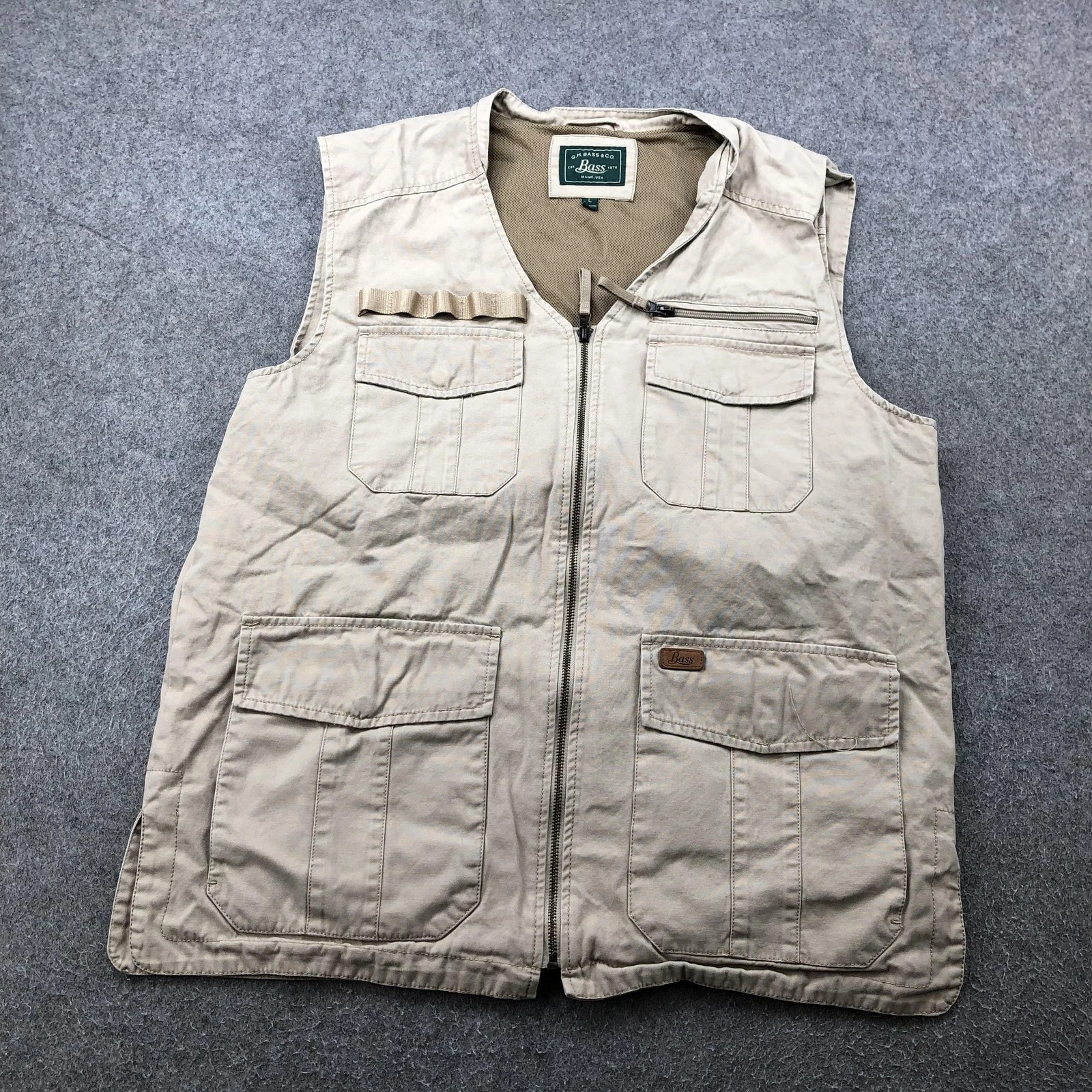 G.H. Bass & Co. Vest Mens Large Utility Multi Pocket Outdoor Fishing Hunting
Opens in a new window o