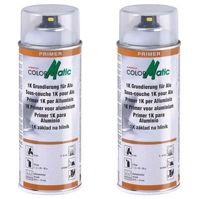 2 x Colormatic 1K Grundierung ALU 400 ml 190278 Haftgrund  Primer 