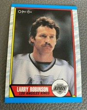 Larry Robinson 1989 OPC #235  LA Kings 