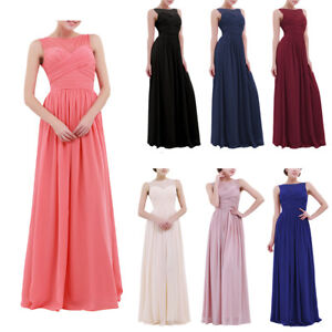 Ladies Dress Chiffon Formal Dresses Wedding Elegant Evening Dress Cocktail Dresses Ebay