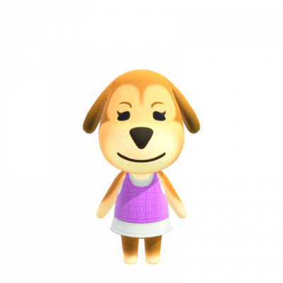 #RV19 Mini Welcome Amiibo Karte für Animal Crossing Maddie / Agnes