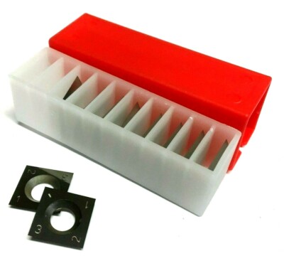 50 x 12 x 1.5 mm carbure réversible Tour lames réversibles Astuce couteaux 10 pces